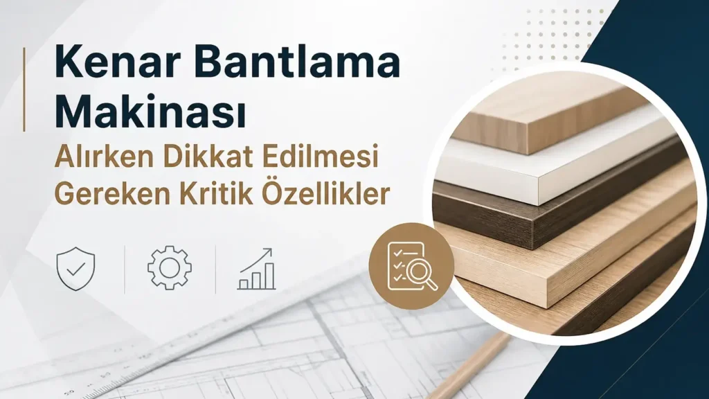 kenar bantlama makinesi alırken dikkat